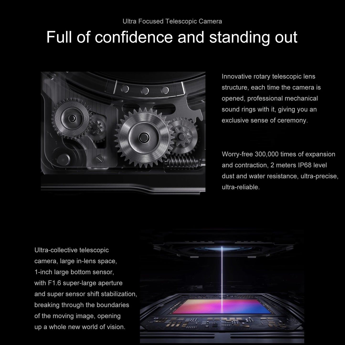 Huawei Pura 70 Ultra 5G Smartphone 6.8" 120Hz Screen Kirin 9010 Harmony OS 1-Inch Retractable