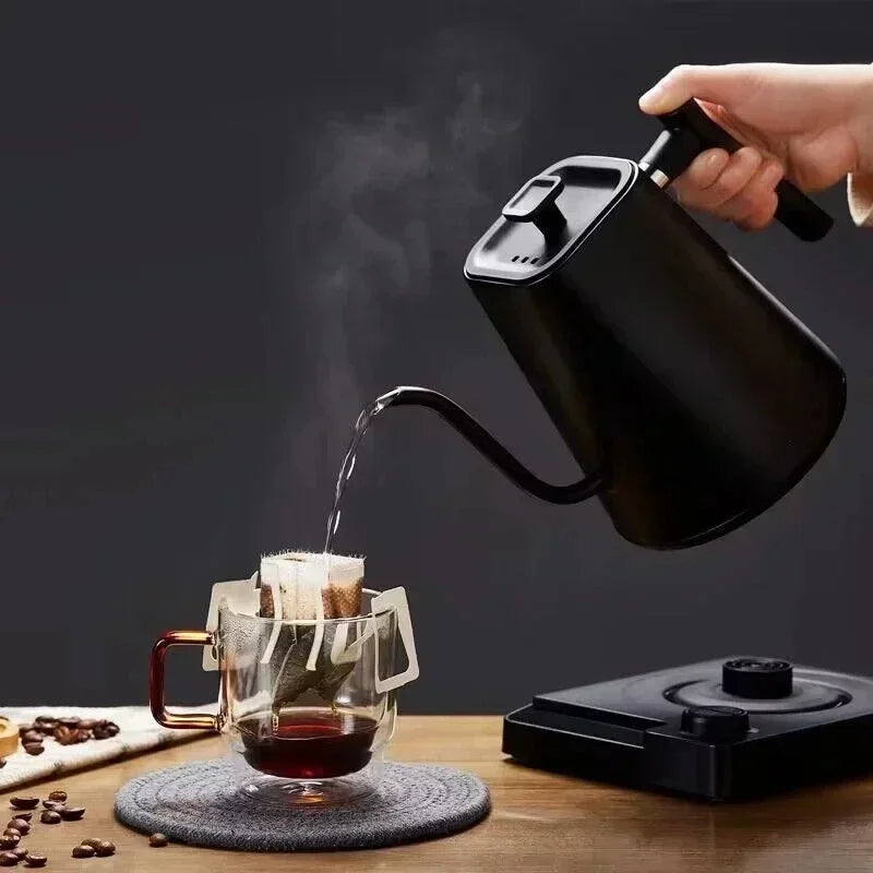 Gooseneck Electric Kettle with Temperature Control For Coffee and Tea