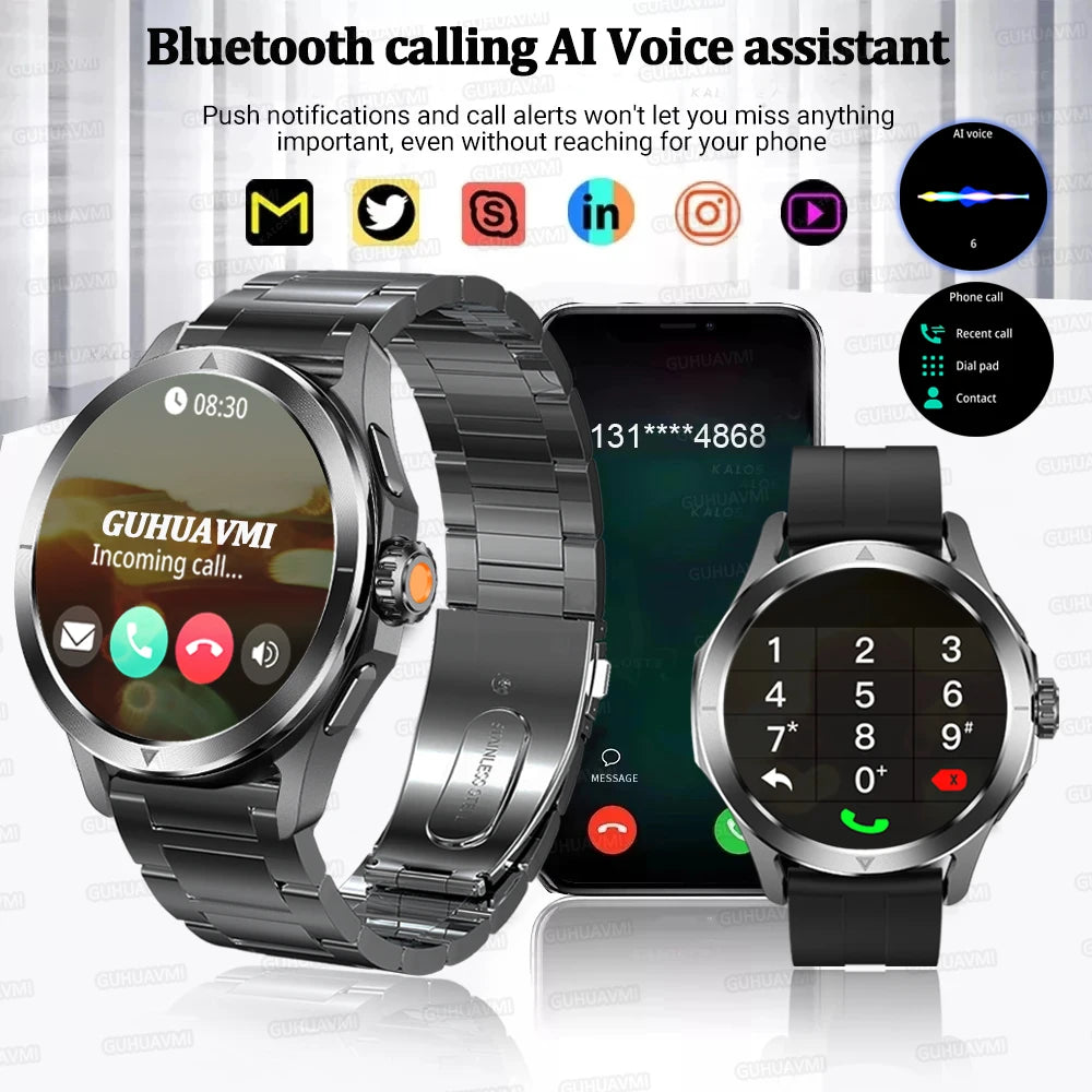 Smartwatch For Xiaomi S4 Ultra 1.53 inch AMOLED NFC GPS Compass Heart rate Tracking