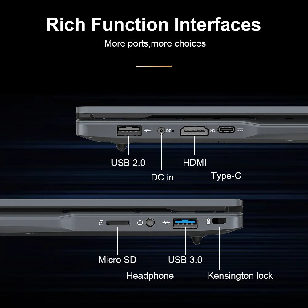 Ninkear N15 Air 15.6-Inch Laptop – Intel N95, 16GB RAM, 512GB SSD, Full HD IPS, Windows 11 Pro Computer