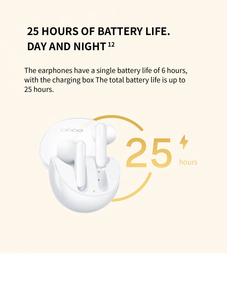 OPPO Original Enco Air3 TWS Wireless Earphone AI Noise Cancelling