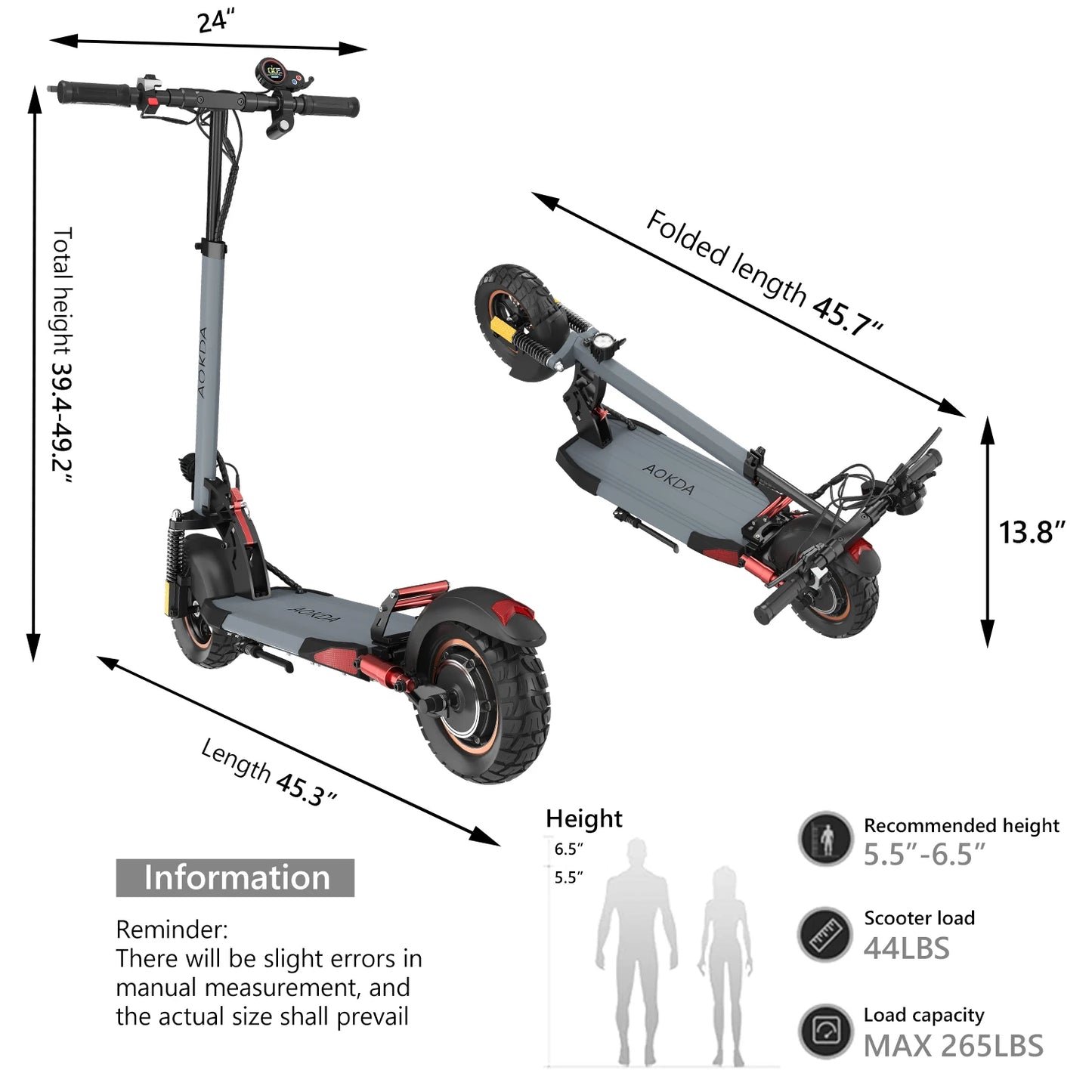 New City Mobility Electric Scooter 800 W One button folding Max speed 45 km/h