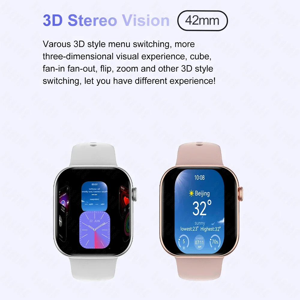 Apple DT Smart Watch X Mini 3D con AI Voice e NFC da 1,85 pollici