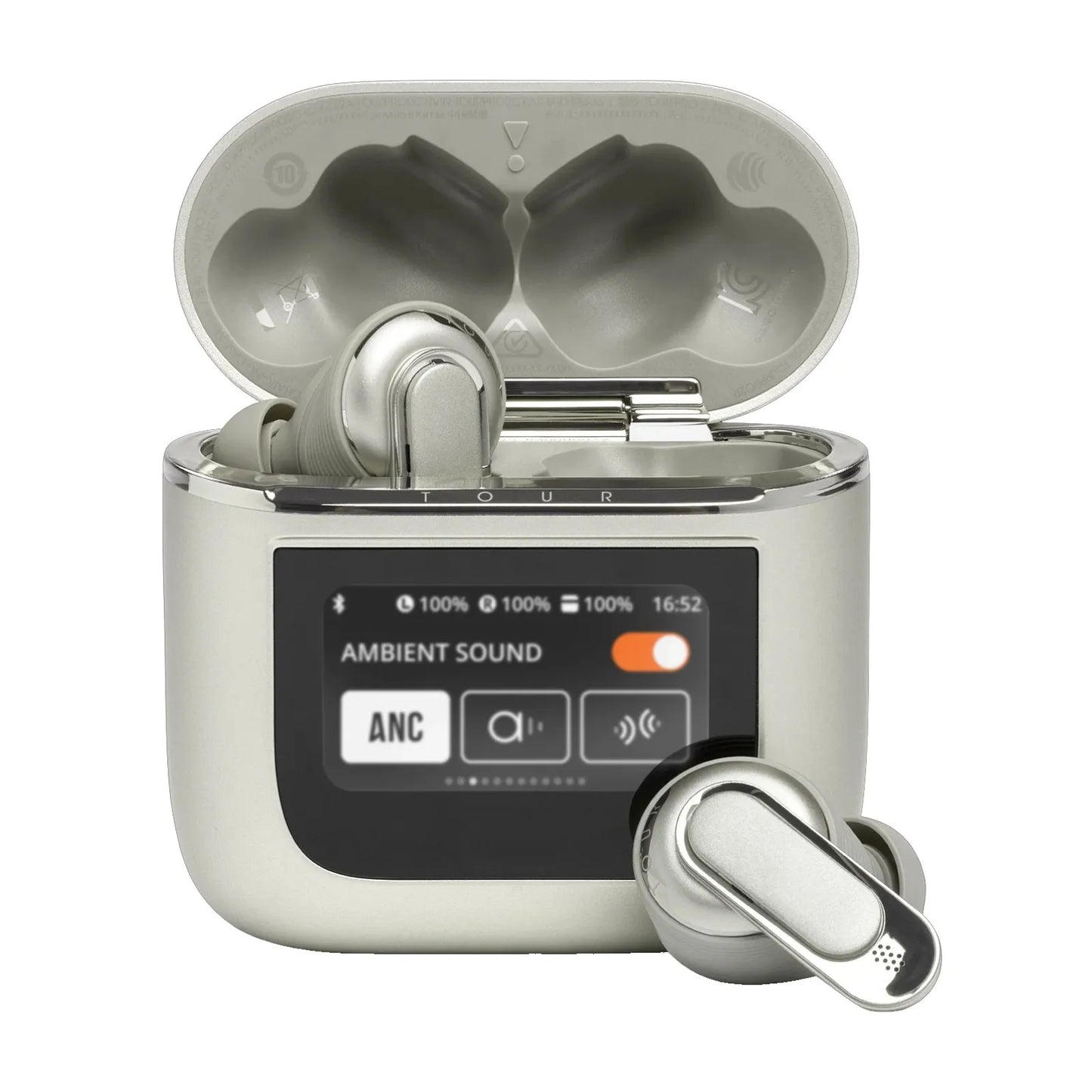 TourPro 2 Noise Cancelling True Wireless Earbuds With Smart Screen Display