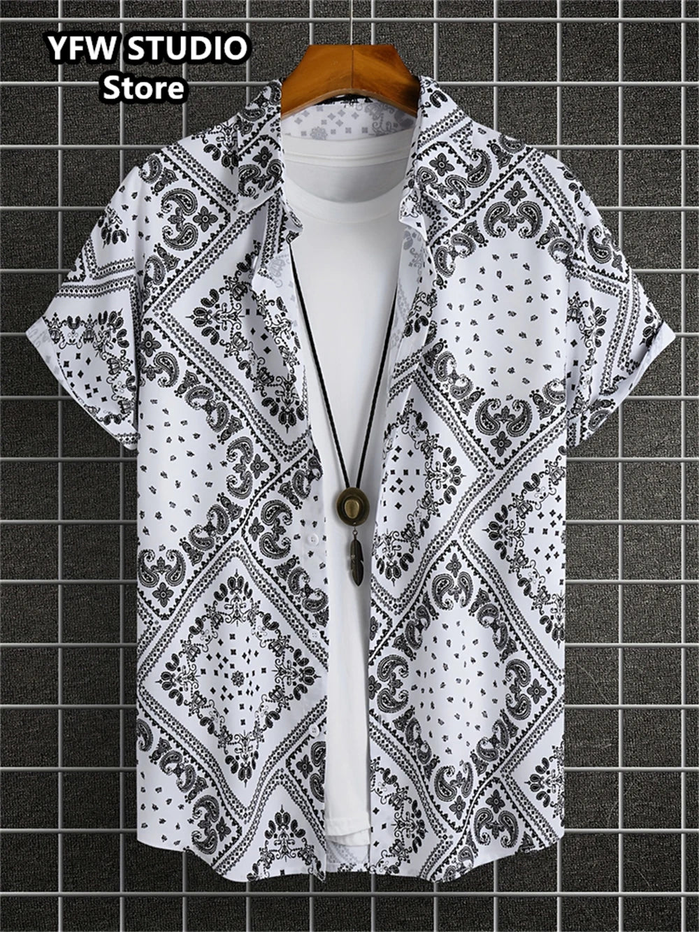 Fashion 3D Printed Summer Hawaiian Short Sleeve Beach Blouse Shirt