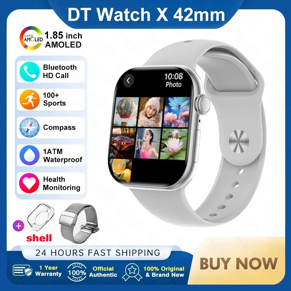 Apple DT Smart Watch X Mini 3D con AI Voice e NFC da 1,85 pollici