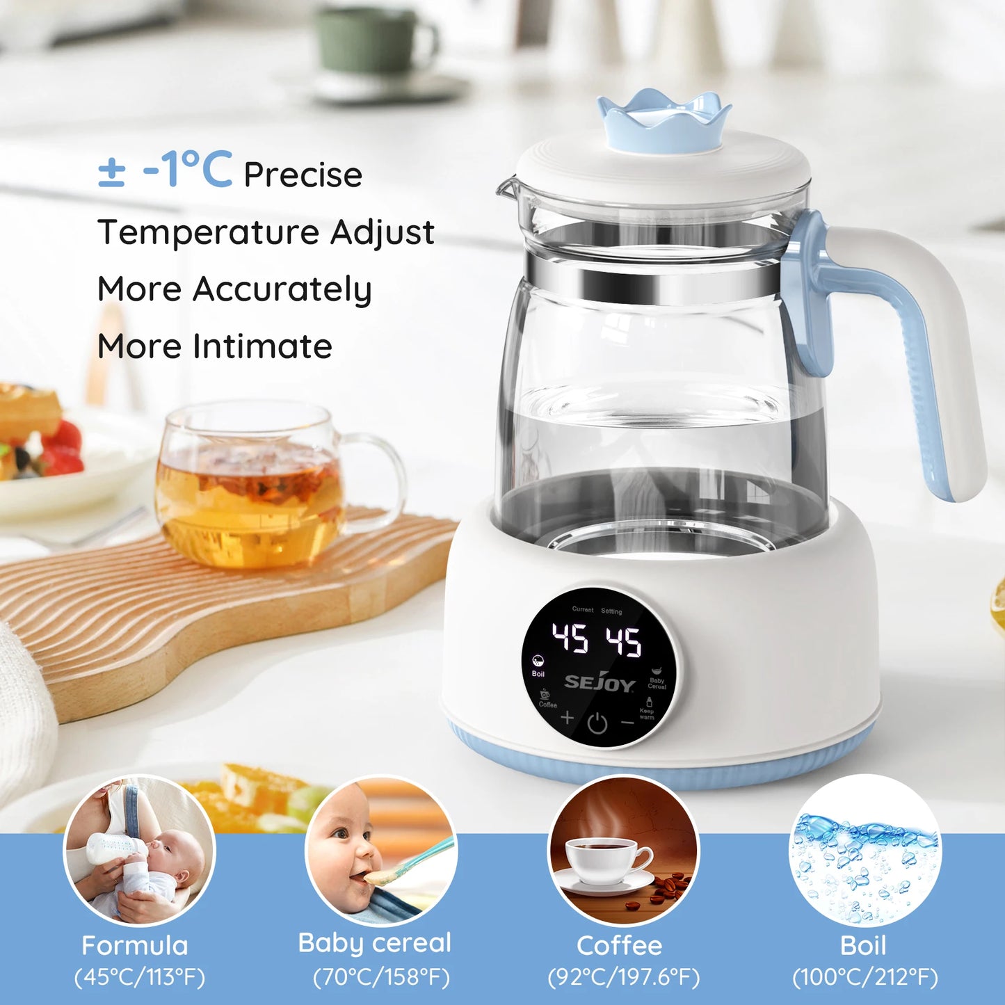 Infant Automatic Thermostatic Electric Feeding Bottle Regulator Kettle