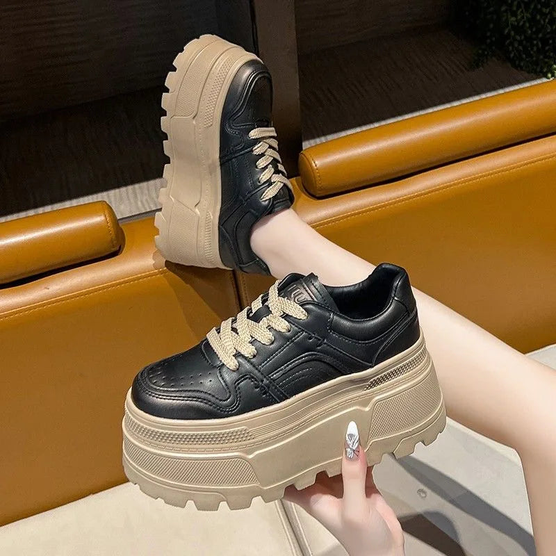 Non-slip 2025 Women Designer Vulcanized Lace-up resistant Sneakers