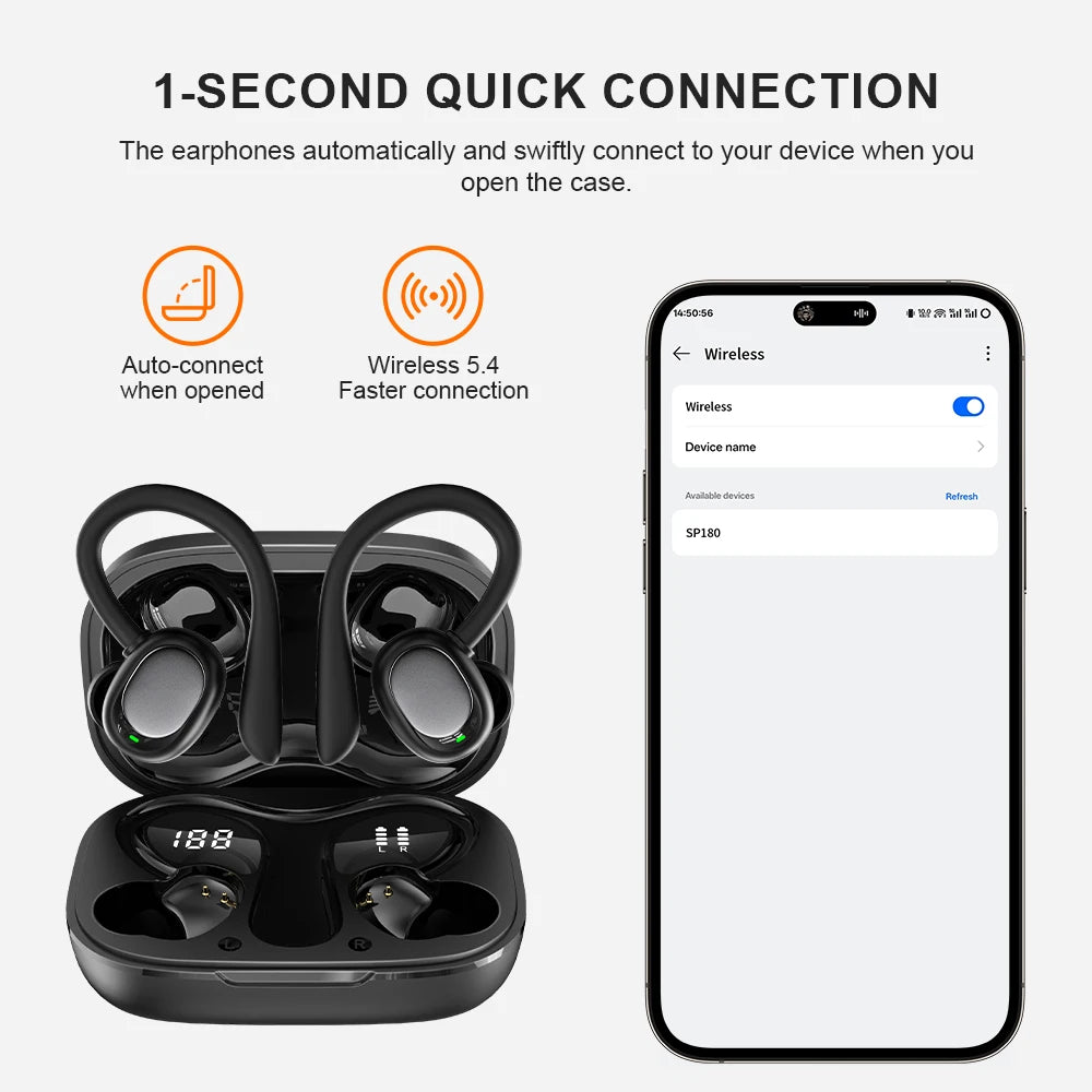 Sony SP180 waterproof Bluetooth sports headphones