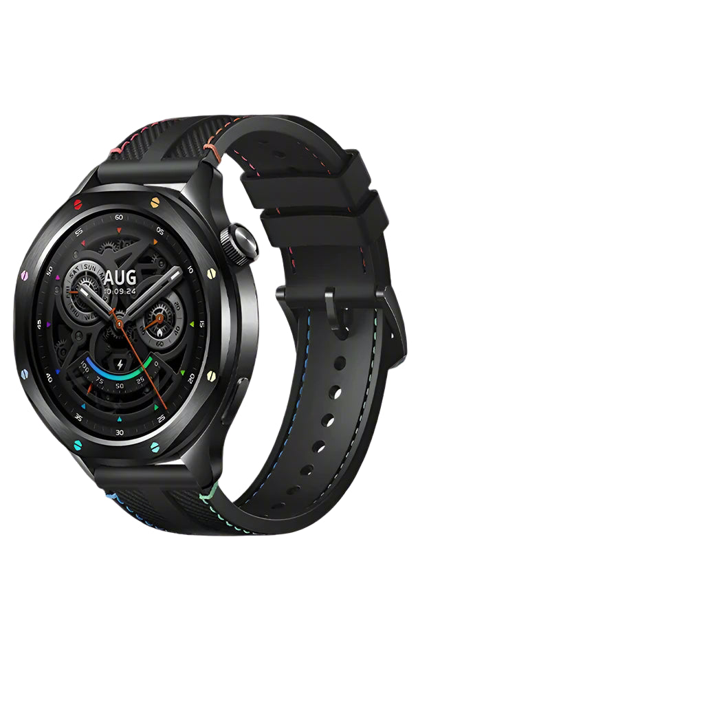 Side view of Xiaomi S4 smartwatch showing slim lightweight design