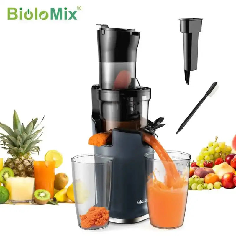 BioloMix Cold Press Juicer with 78 mm Feed Chute 200W - SJ-017 / SAUDI ARABIA / UK