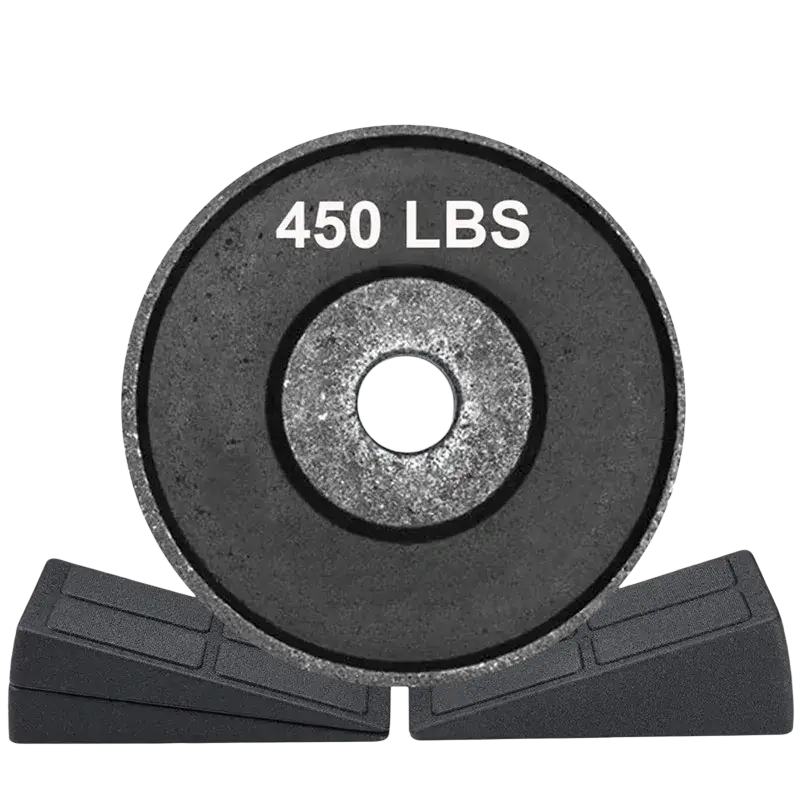 Set Bricks Squat Wedge Blocks - Black