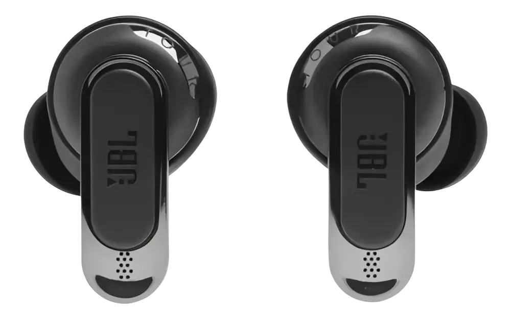 JBL Tour Pro 2 noise cancelling earbuds with control buttons