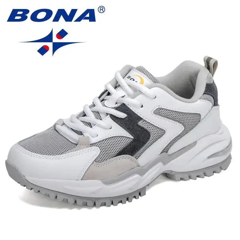 BONA New Designers Classics Sneakers Women Sports Shoes Casual Running Ladies Breathable Jogging Footwear Feminino