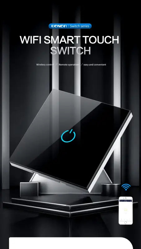 BONDA Smart Switch Alexa RF433 No Neutral Tuya Control Works With Google