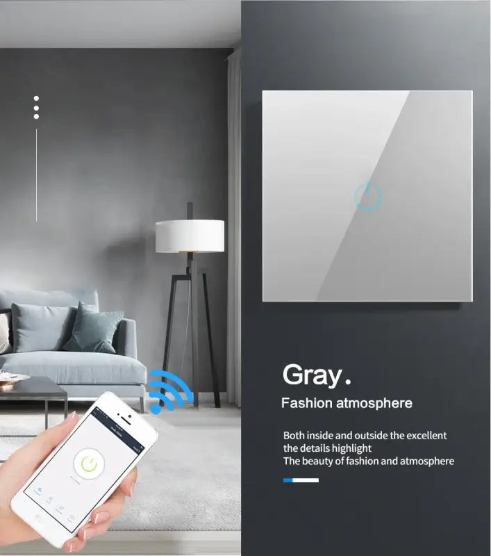 BONDA Smart Switch Alexa RF433 No Neutral Tuya Control Works With Google