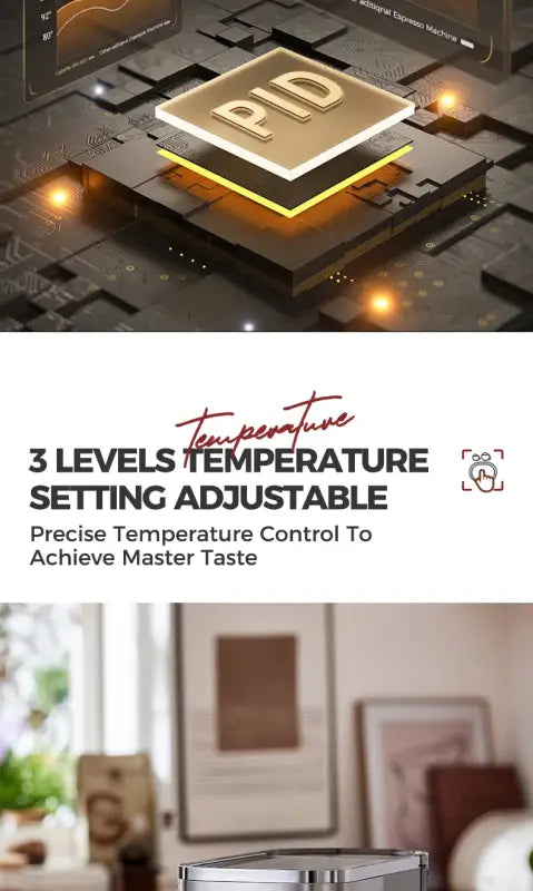 Cafelffe 3in1 Automatic Milk Froth Ground Coffee Stainless Steels 20 Bar