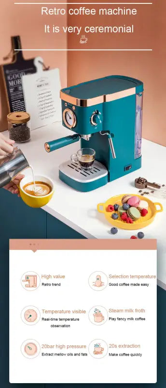Cappuccino Coffee Maker Machine