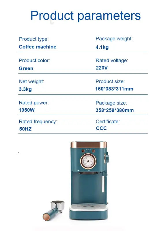 Cappuccino Coffee Maker Machine