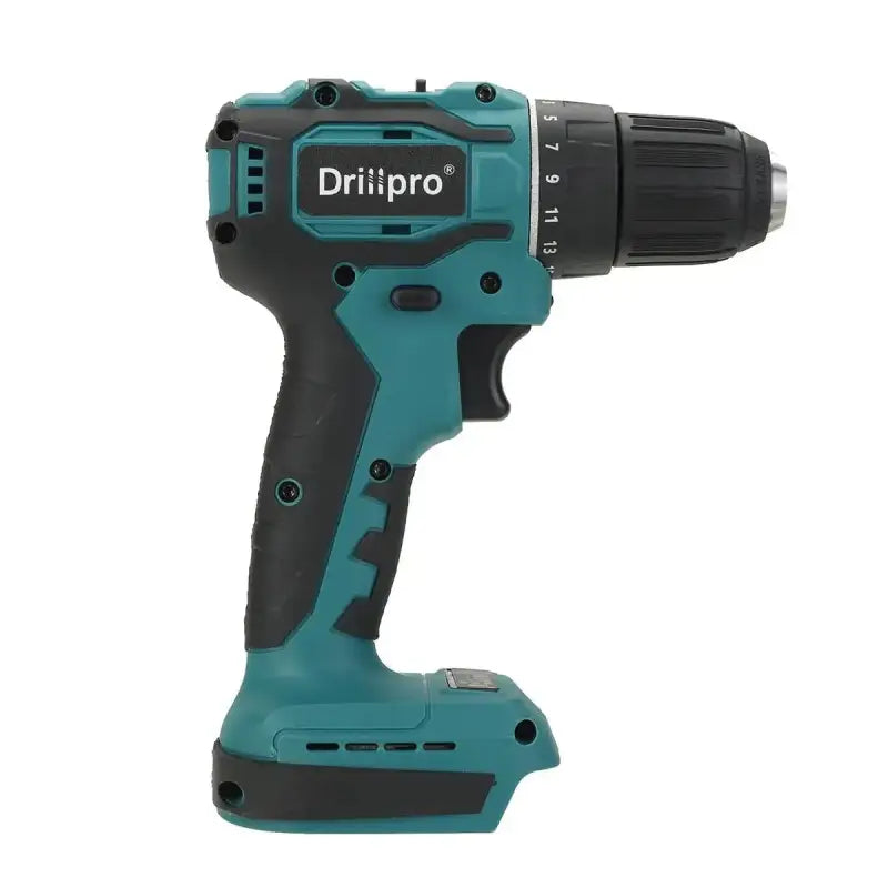 Drillpro Brushless Electric Screwdriver Hammer Drill 13mm 10mm 21 + 1 Torque Cordless for Makita 18V Battery - Smart