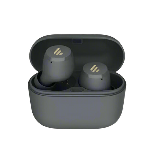Edifier X3 Lite TWS True Wireless Earphone Bluetooth in charging case with gold accents