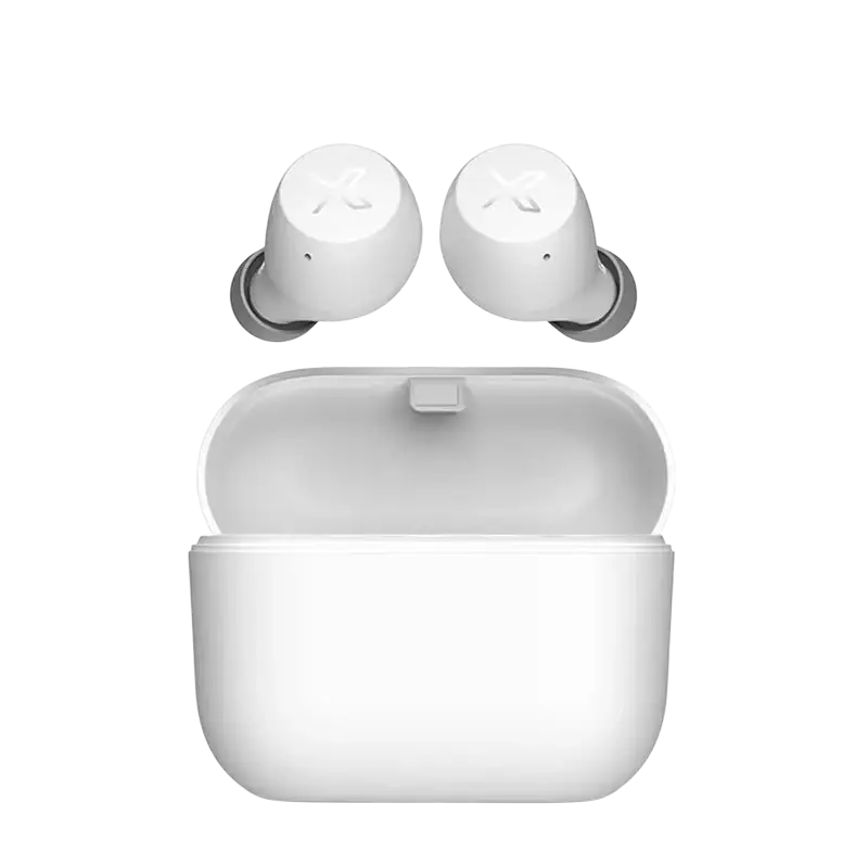 White Edifier X3 Lite TWS True Wireless Earphone with charging case displayed
