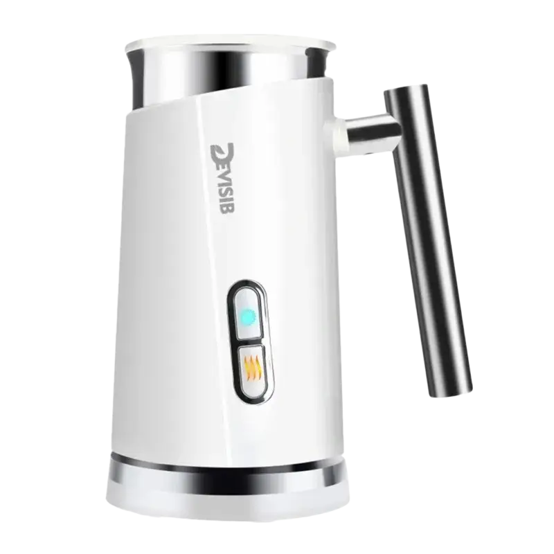 Devisib Automatic Milk Electric Hot and Cold for Making Latte Cappuccino 220 V - WHITE / UK - cappuccino Machine
