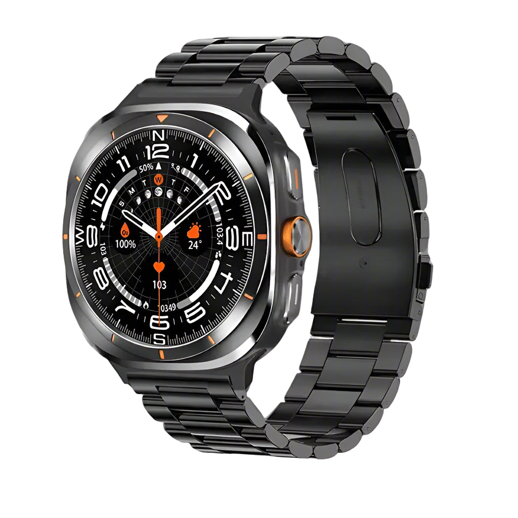 Boxuxing Smart Watch step counter, calorie monitor, and professional waterproof design.