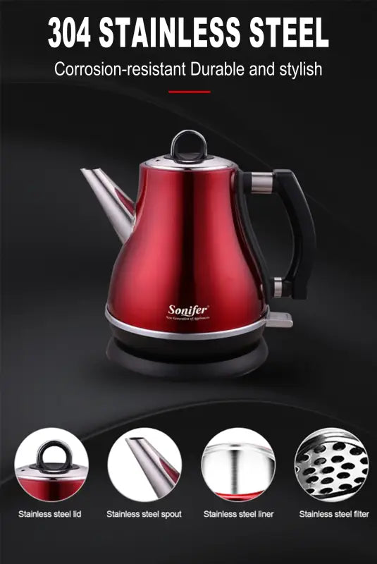 Heating Electric Boiling Tea Pot Sonifer