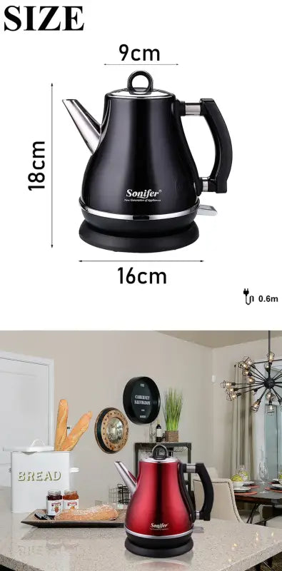 Heating Electric Boiling Tea Pot Sonifer