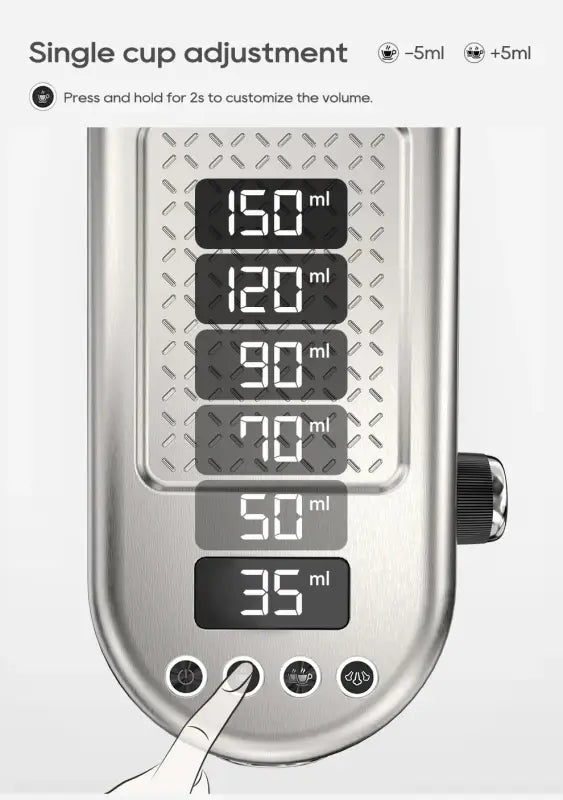 HiBREW 20 Bar Semi Automatic Espresso Coffee Machine Temperature Adjustable