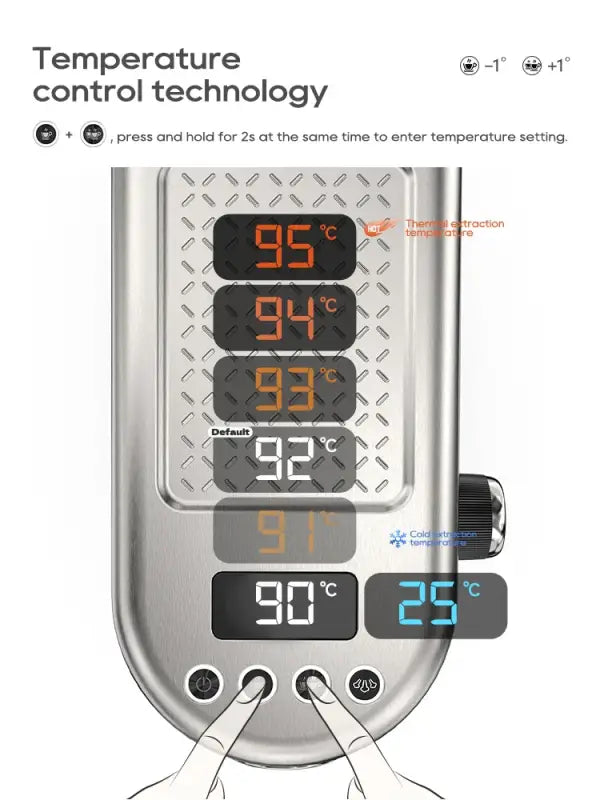 HiBREW 20 Bar Semi Automatic Espresso Coffee Machine Temperature Adjustable