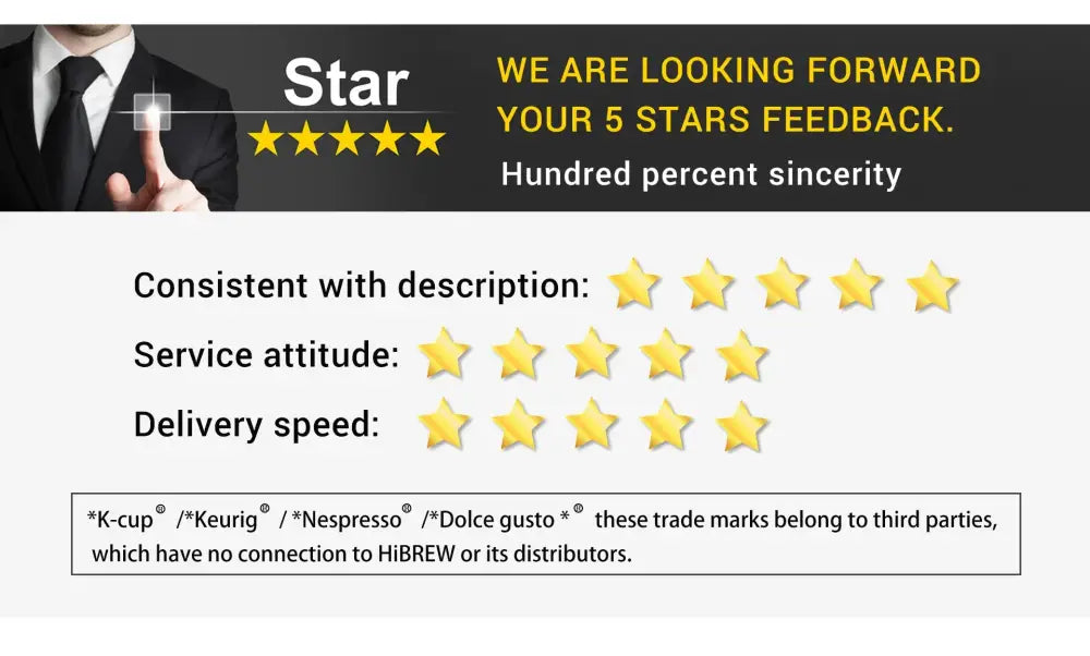 HiBREW Automatic Burr Mill Electric Coffee Grinder with 31 Gears for Espresso