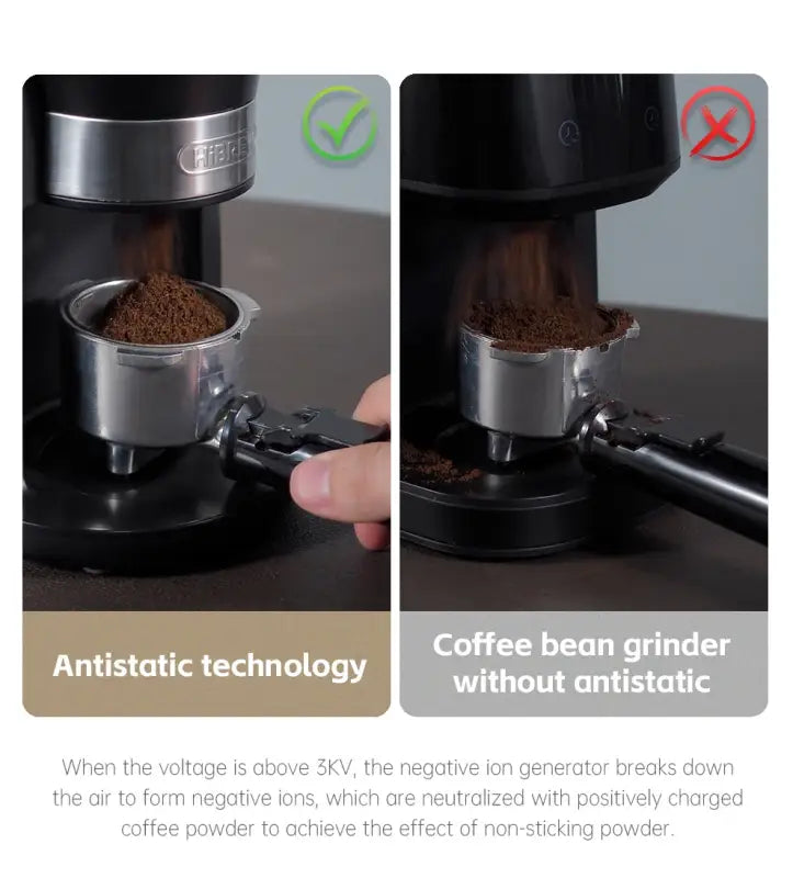 HiBREW Automatic Burr Mill Electric Coffee Grinder with 31 Gears for Espresso