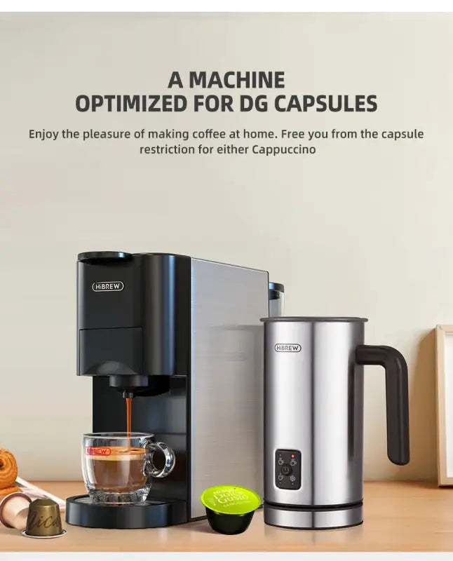 HiBREW Coffee Machine 4 in 1 Multiple Capsule Espresso