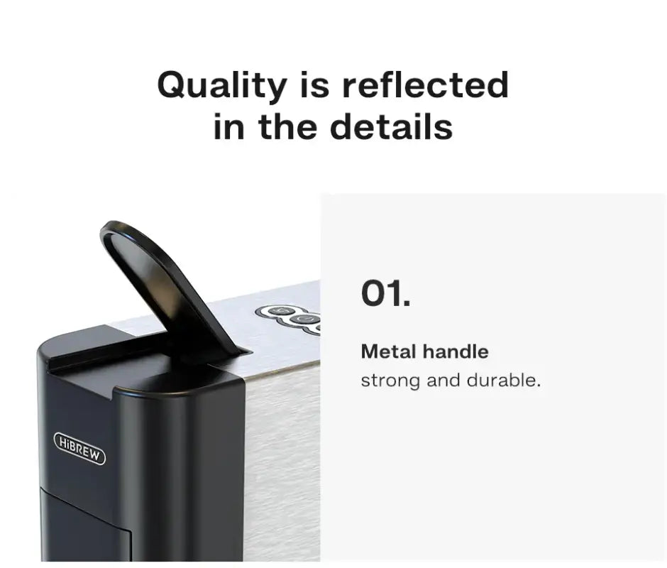 HiBREW Coffee Machine 4 in 1 Multiple Capsule Espresso