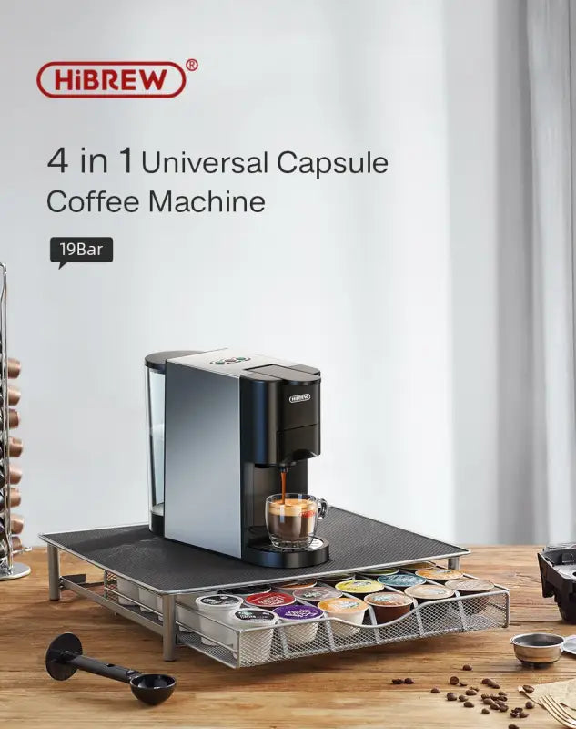 HiBREW Coffee Machine 4 in 1 Multiple Capsule Espresso