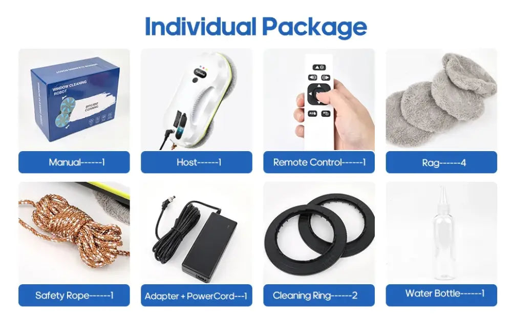 Household electric window automatic water spray cleaning robot