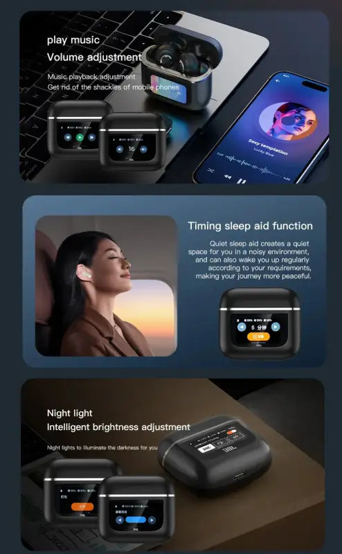 JBL Tour Pro 2 True Wireless Bluetooth Earbuds Noise Cancelling