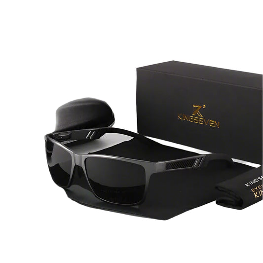 Kingseven Aluminum Square Frame Men/Women Polarized Sunglasses