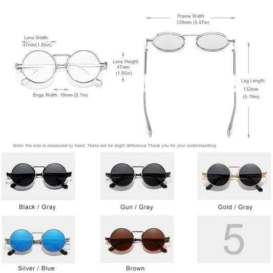 Kingseven High Quality Gothic Steampunk Designer Sunglasses