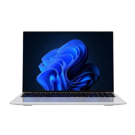 Silver 2023 MacBook Pro M1 laptop with Windows 11 Pro and hard drive
