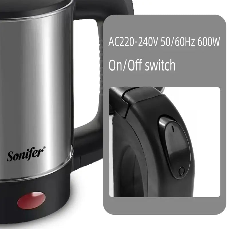 Mini Electric Stainless Steel Tea And Coffee Kettle