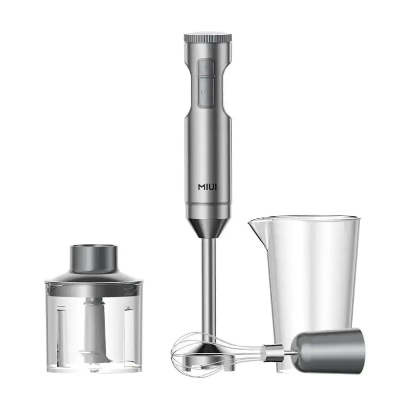 MIUI Hand Immersion Blender 1000 W Powerful 4-in-1 Stainless Steel