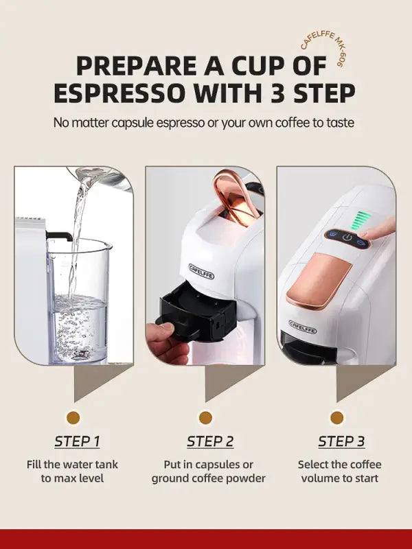 Multiple Capsule Coffee Machine Hot/Cold