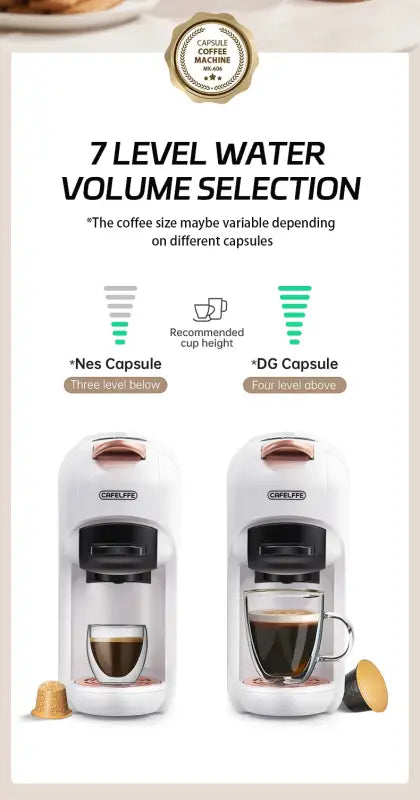 Multiple Capsule Coffee Machine Hot/Cold