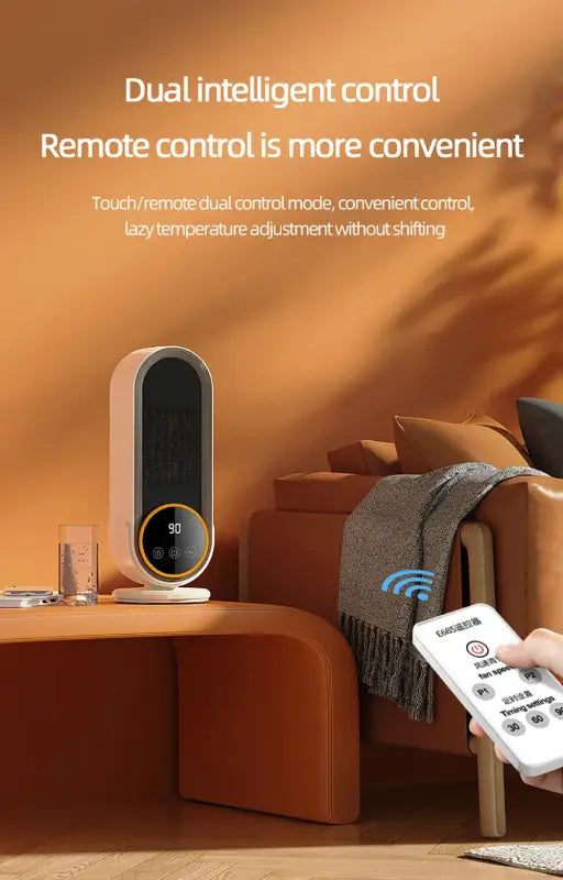 New 1200 W Portable Touch Screen Remote Control Space Heater For Home