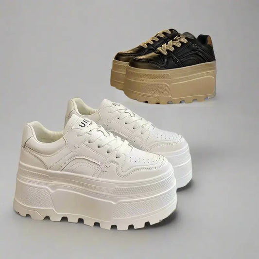 Breathable Lightweight Vulcanized Sneakers for Women - Close-up