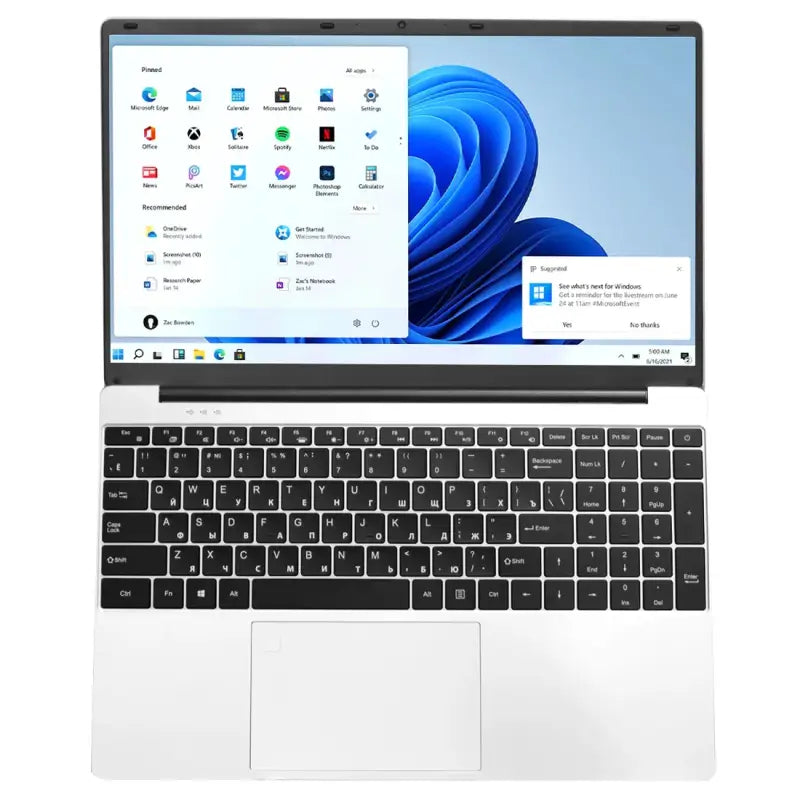 Office Computer Back-light with Fingerprint Windows 11