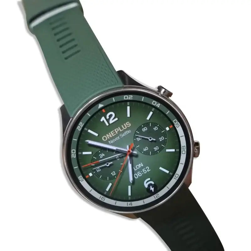 Waterproof OnePlus Snapdragon Smartwatch with AMOLED screen designed for sports and daily use